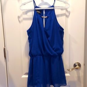 Royal blue by&By romper xs